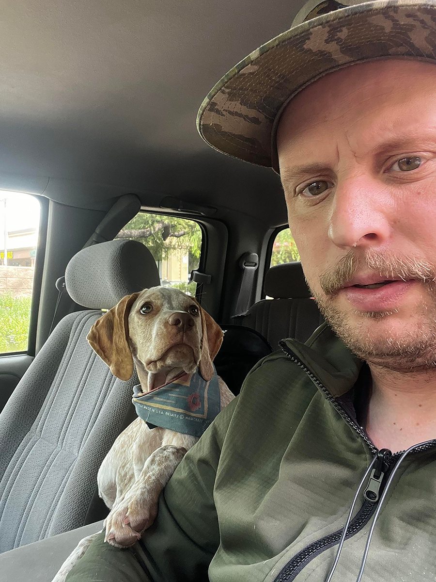 Braque du Bourbonnais puppy from Sioux Ridge Pointers with family testimonial